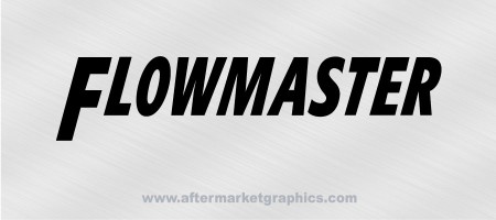 Flowmaster Exhaust Decals - Pair (2 pieces)
